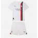 AC Milan Christian Pulisic #11 Babykleding Uitshirt Kinderen 2023-24 Korte Mouwen (+ korte broeken)
